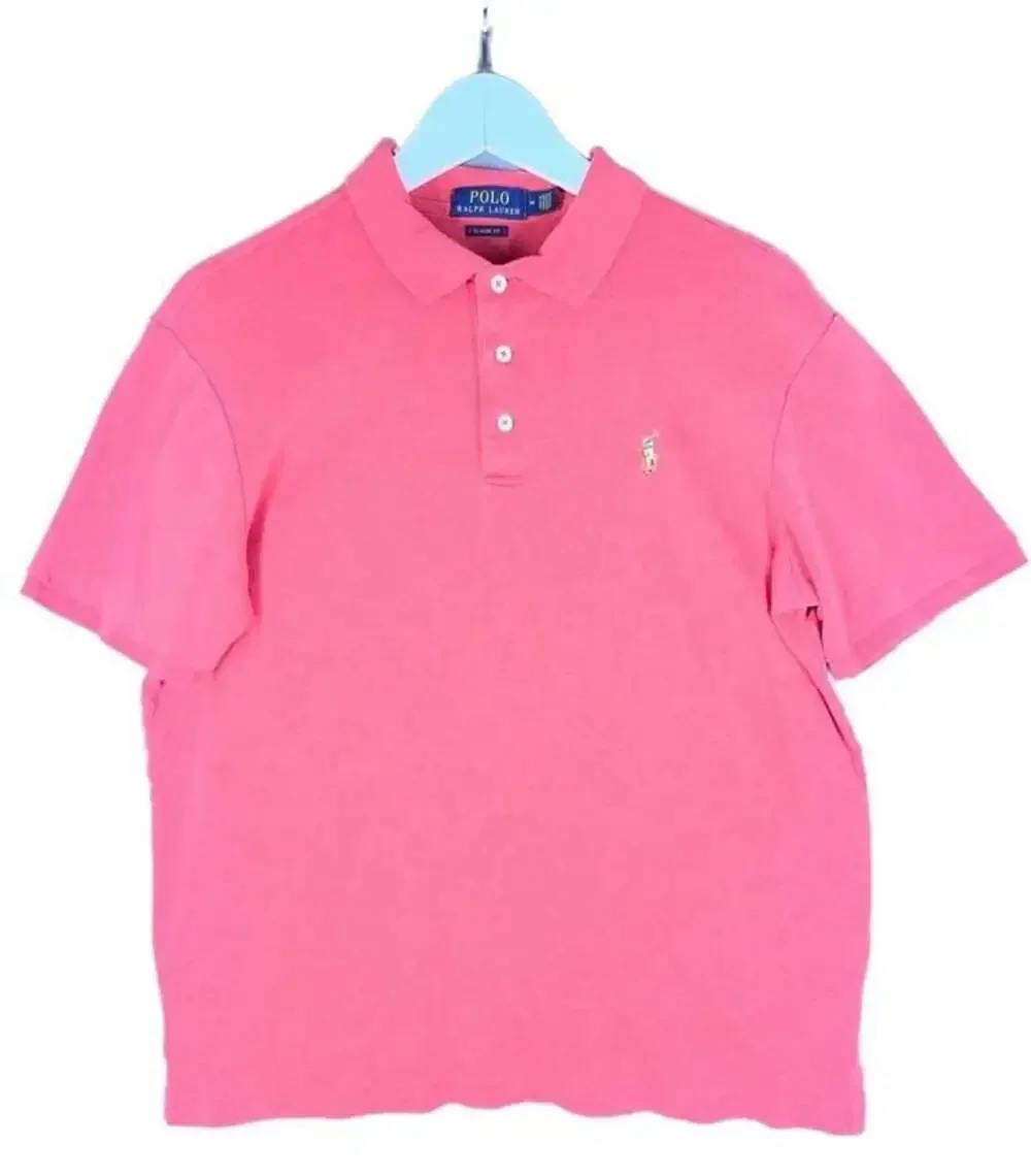 Polo Ralph Lauren Classic Fit Pink Short Sleeve Polo Shirt Medium
